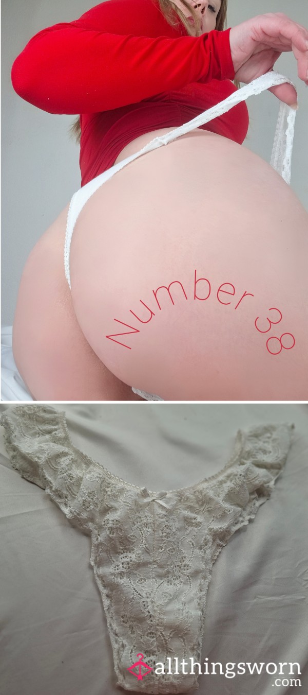 Brazilian Thong, Size 38, With Cotton Gusset