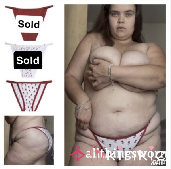 Tanga Fit Cotton Panties- Choose From Cherry, Flor*l Or Red