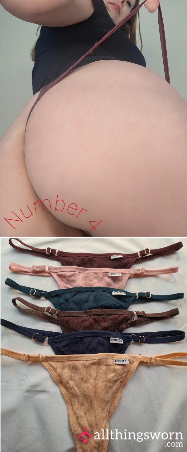 Thong Model Size 38  In Various Colors