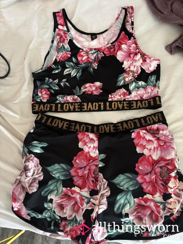 Tank Top & Biker Shorts Set