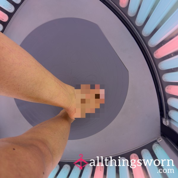 Tanning My Cute Toes