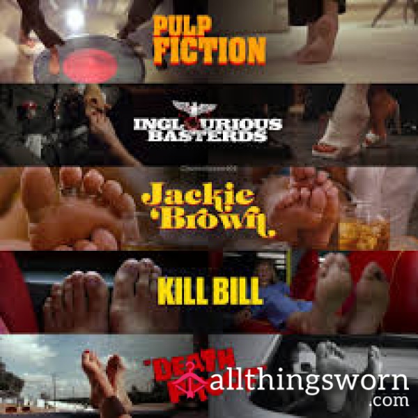 🎬 Tarantino Toes – A Fetish Film Buff’s Dream 🎬 15 Custom Photos Inspired By Iconic Quentin Tarantino Foot Scenes—reimagined With My Own Seductive Twist.