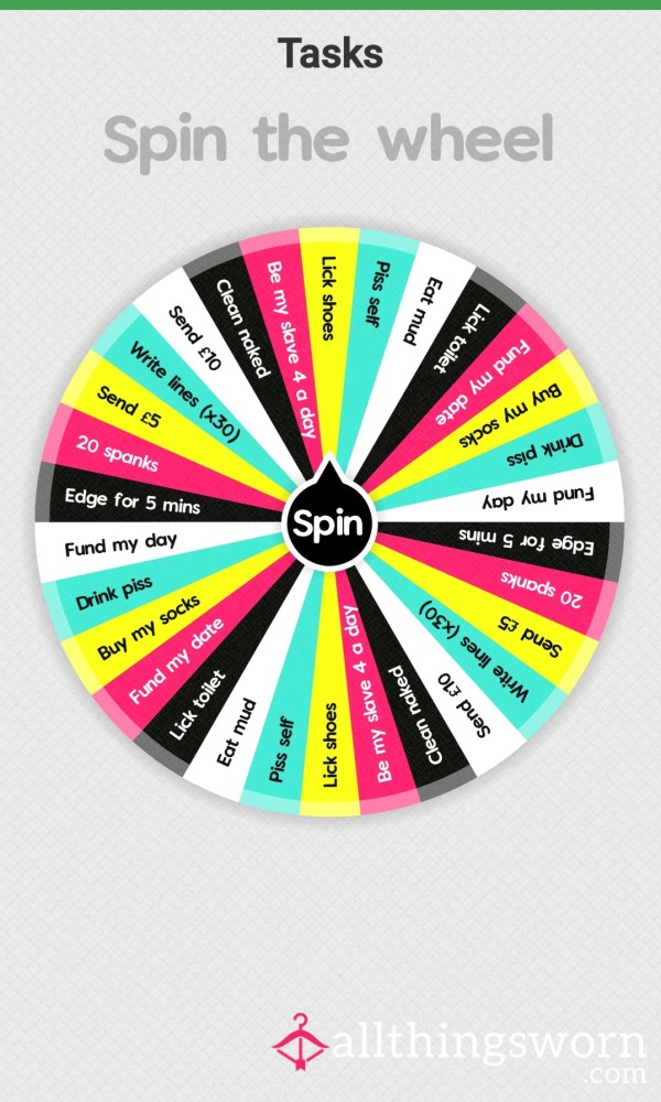 TASK SPIN THE WHEEL