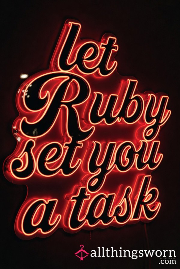 Tasks / Are You Going To Be A Good B**ch For Me? 🥵😈
