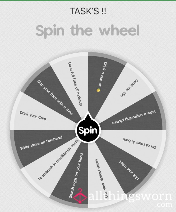 Task’s Spin The Wheel