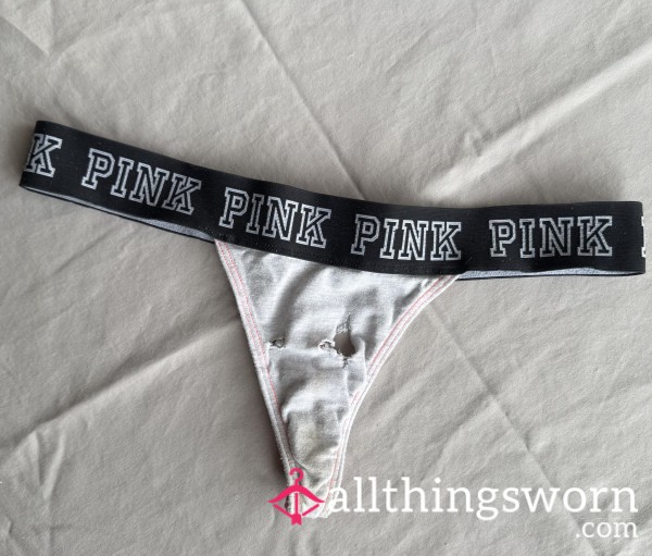 Tattered PINK Thong