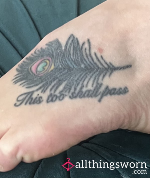 Tattooed Pole Dancer’s Feet, Size 4uk – Flexible, Expressive & Teased Just For You