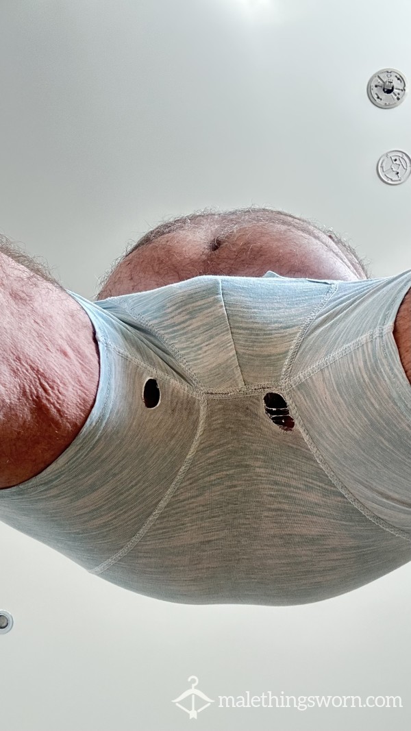 Tatty Old Underwear - Light Blue - Medium