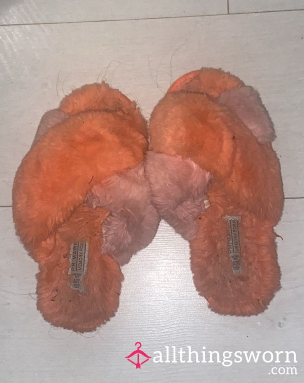 Tatty Worn Slippers