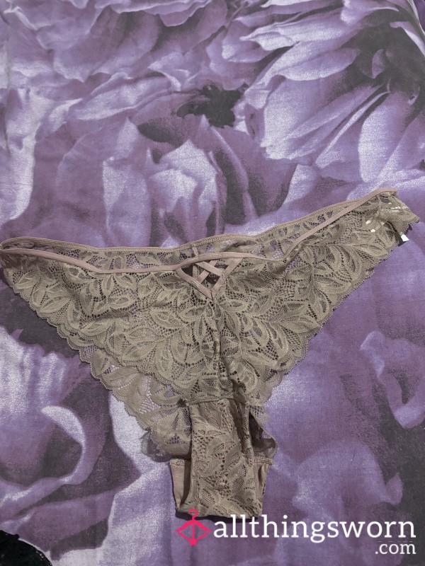 Taupe High Leg Panties