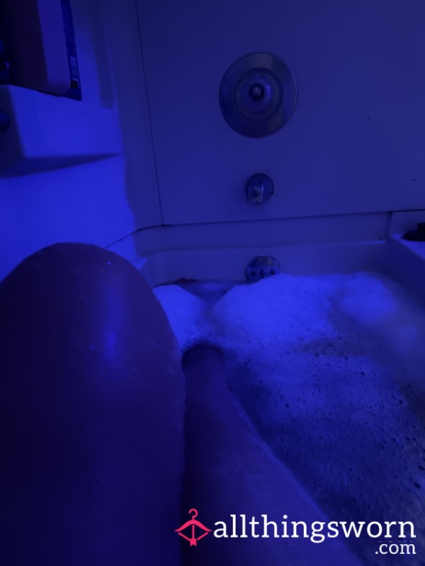 Tboy With Extreme Hickeys Plays With His Nipples In The Bathtub