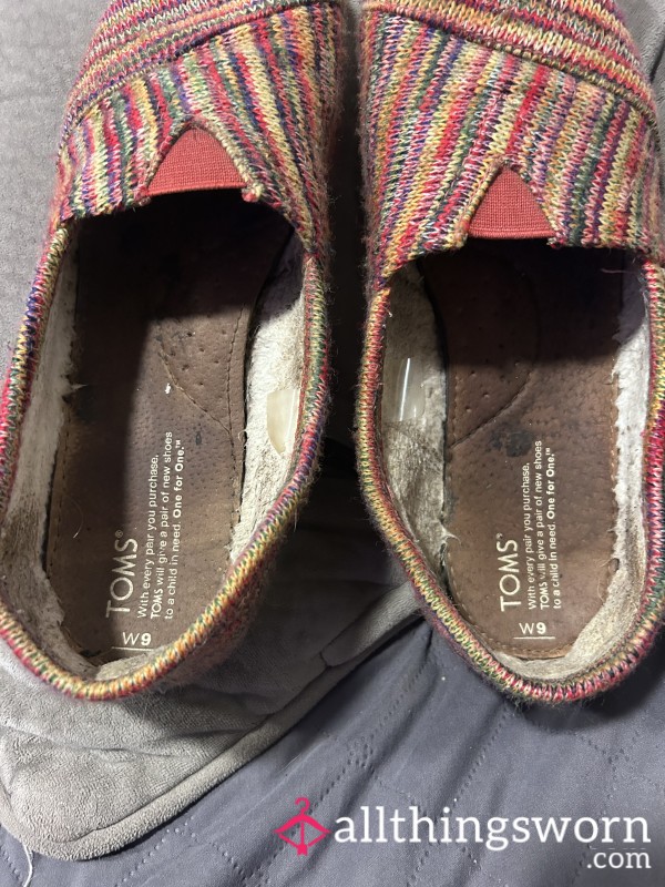 Teacher Toms Multicolored Woven Slippers