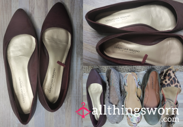 Teacher's Worn-in Flats Size 8.5