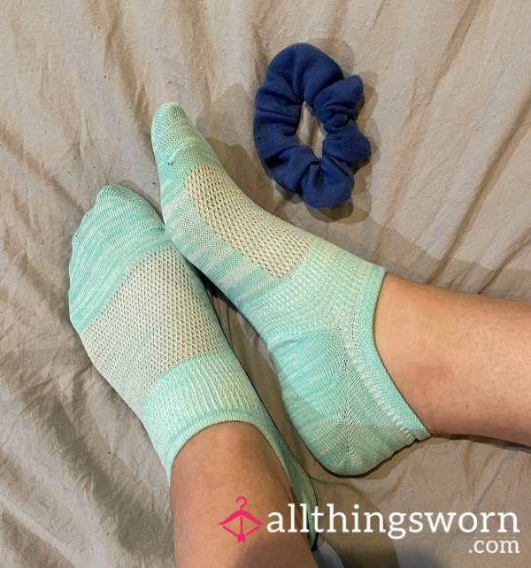 SOLD - Teal Ankle Socks