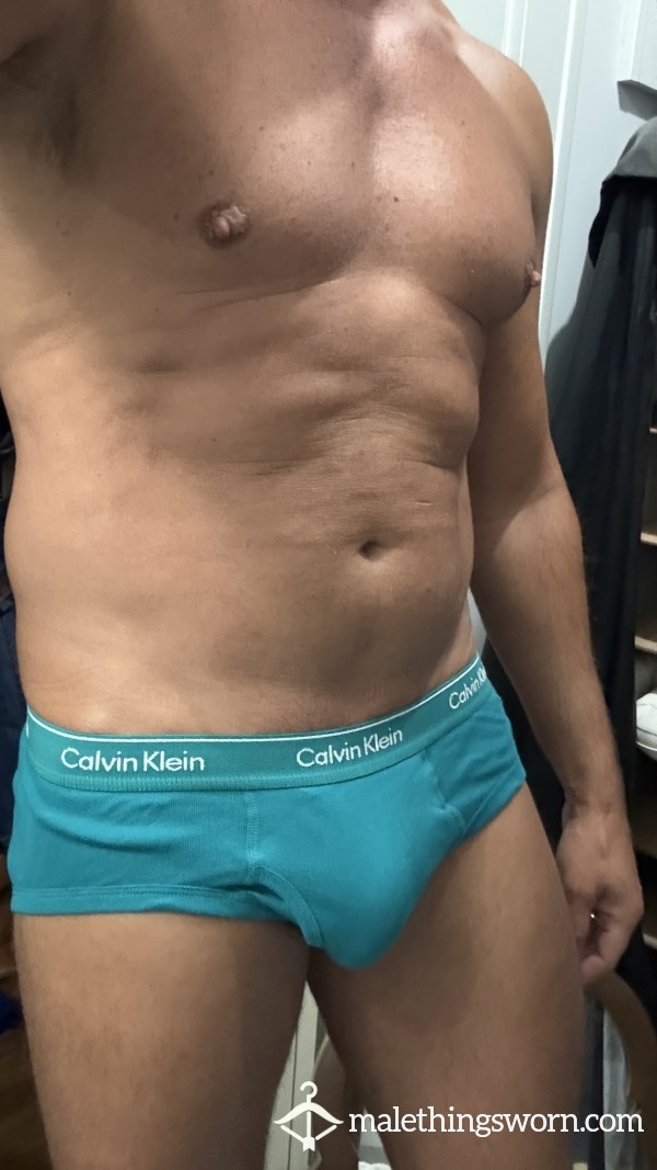 Teal Calvin Klein Briefs