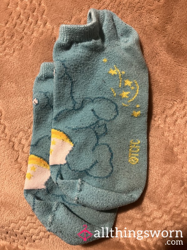 Teal Carebear Socks