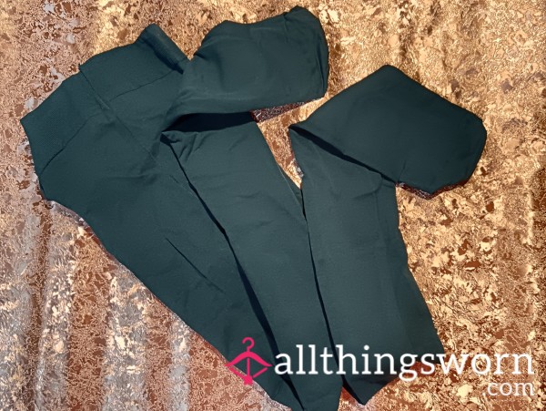 Teal Coloured Nylons/ Tights