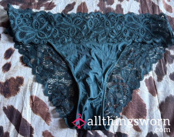 Teal Lace Panties