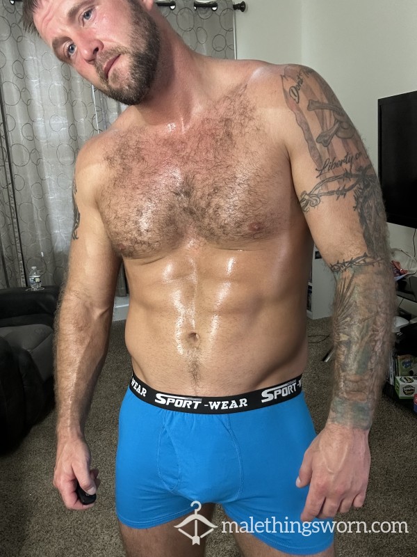 Teal Sportswear Boxer-briefs