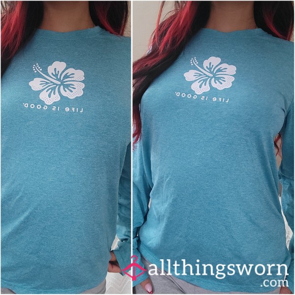 Teal Workout Top