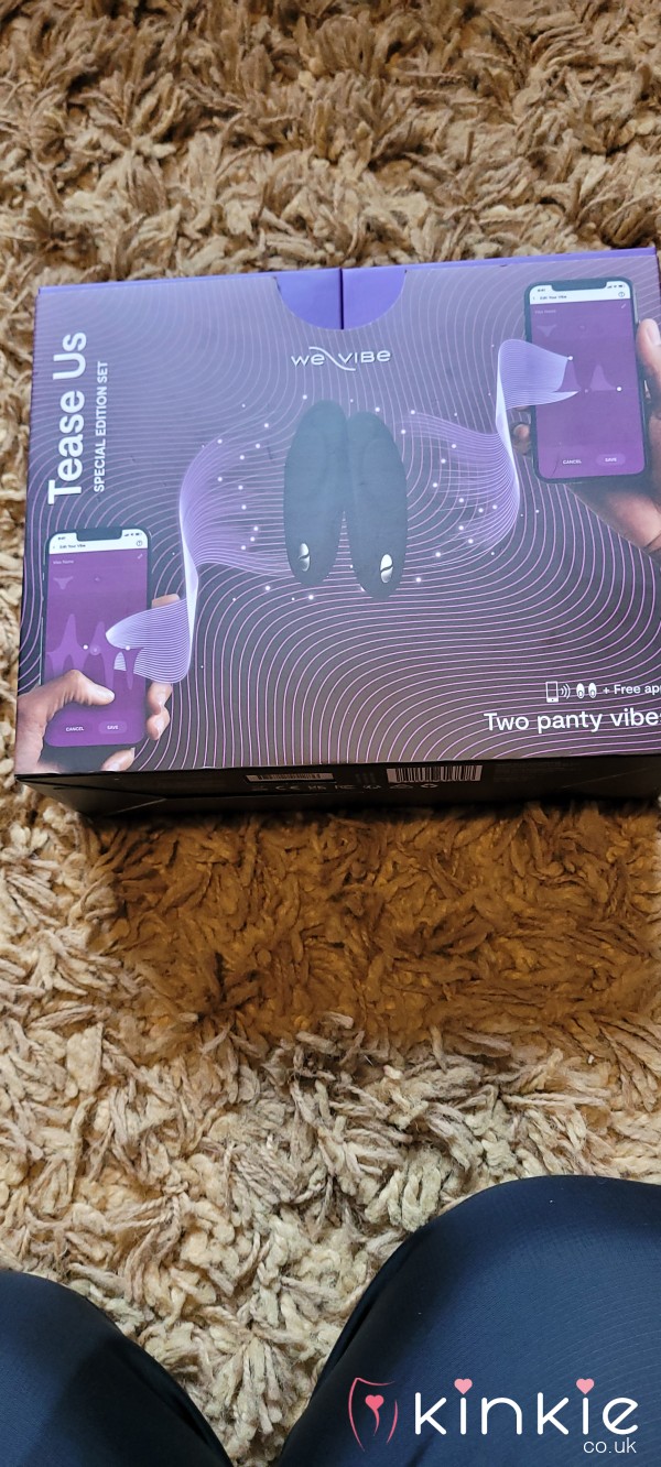 Tease Us Special Edition Set Never Been Used Still In The Box. Two Way Panty Vibes