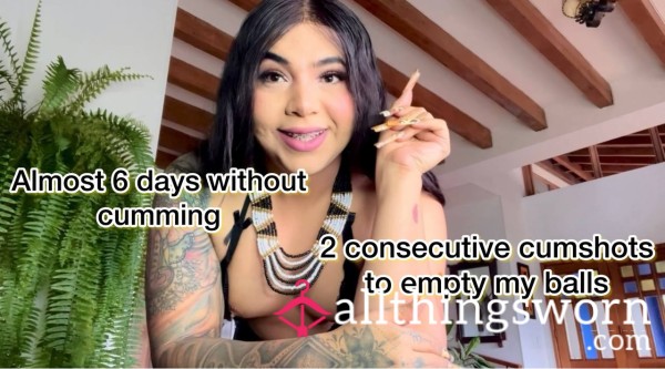 TEASER: Almost 6 Days Without C*mming, 2 Consecutive C*mshots To Empty My Balls, My C*ck Was Swollen.