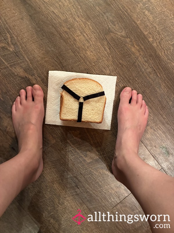 Teasing A Foot Bread Before F**king It