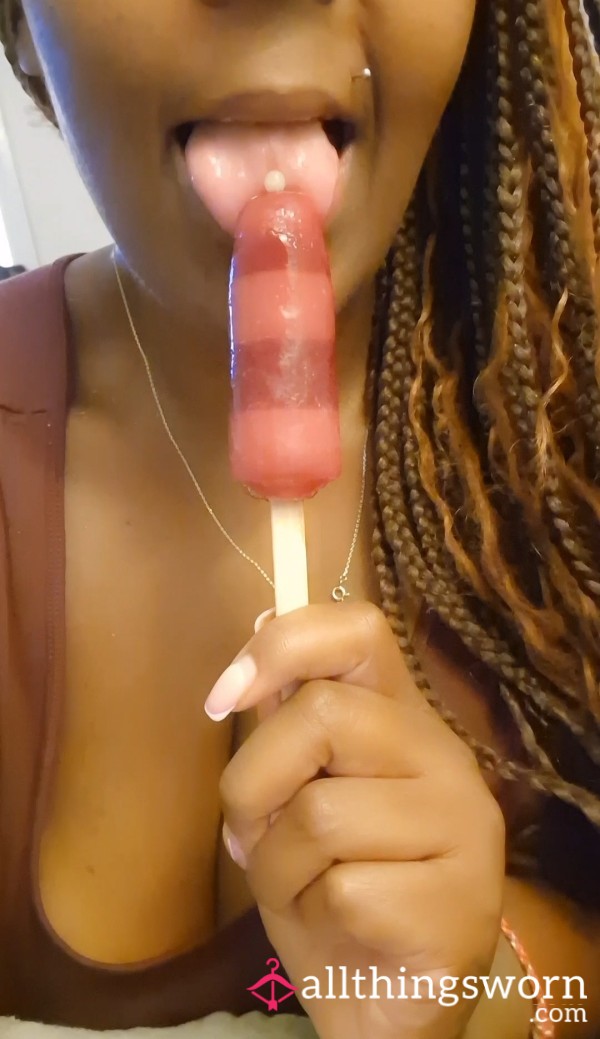 Teasing Every Sweet Inch Of My Ice-Lolly 🍭