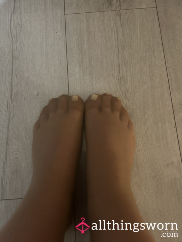 Teasing Myself In Nylon Tights