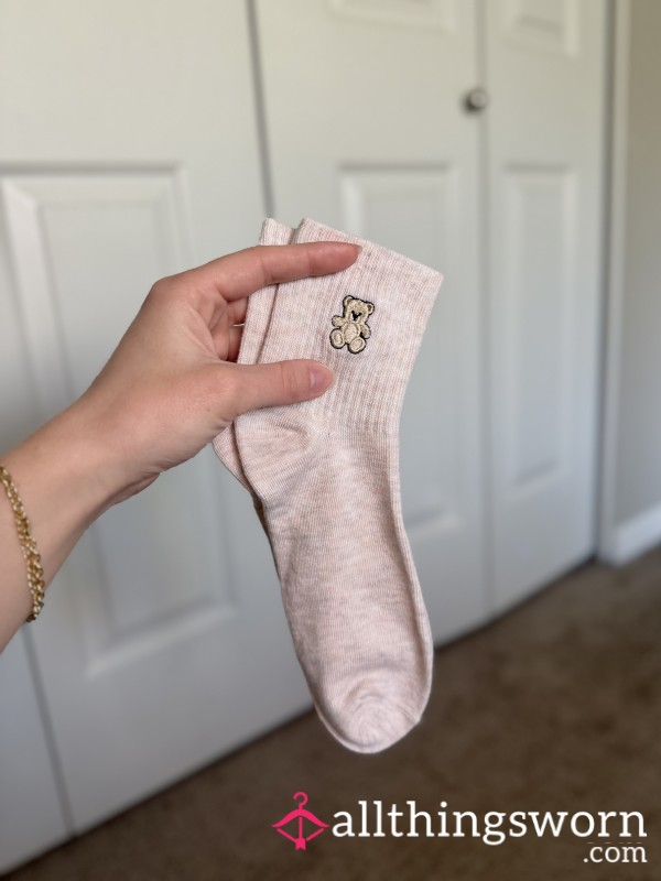 Teddy Bear Ankle Socks — Available For Wears 🧸