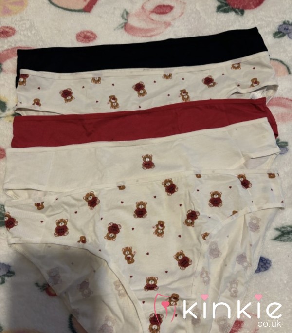 Super Cute Teddy Bear Cotton Brazilian Panties Taste Me 😘