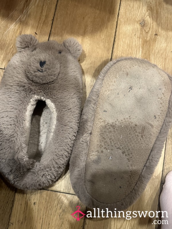 Teddy Bear Slippers