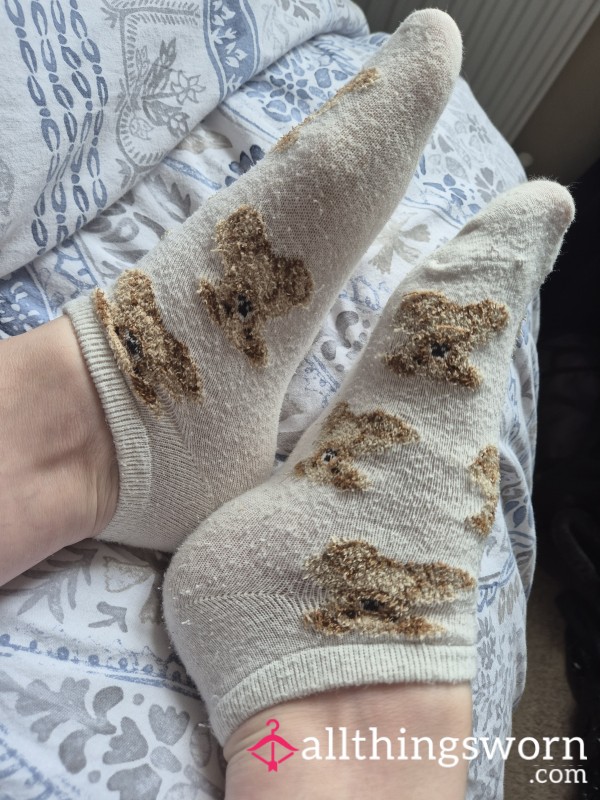Teddy Bear Trainer Socks