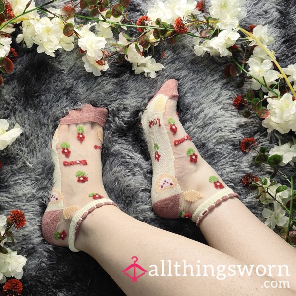 🐻 Teddy Half Mesh Socks 🐻