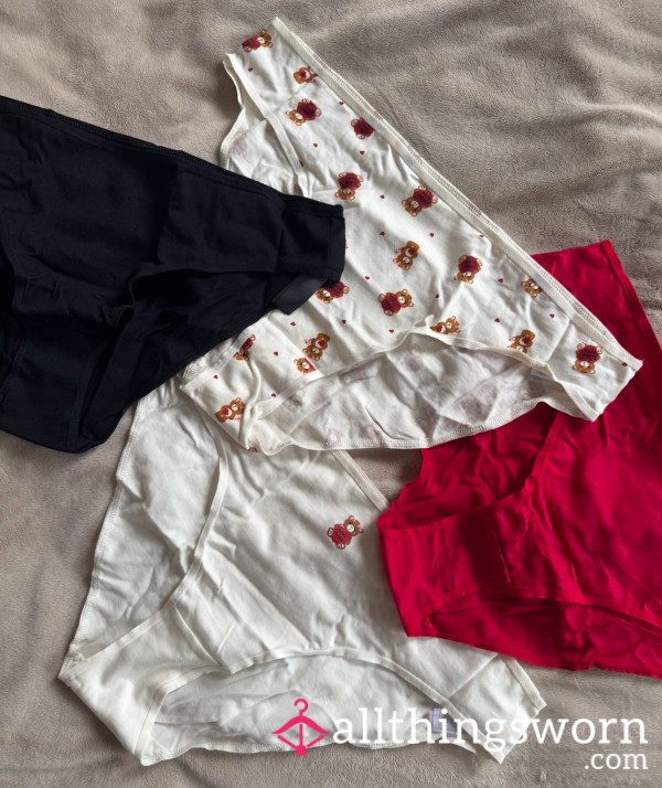Teddy Treat – Full Back Cotton Scented Panties