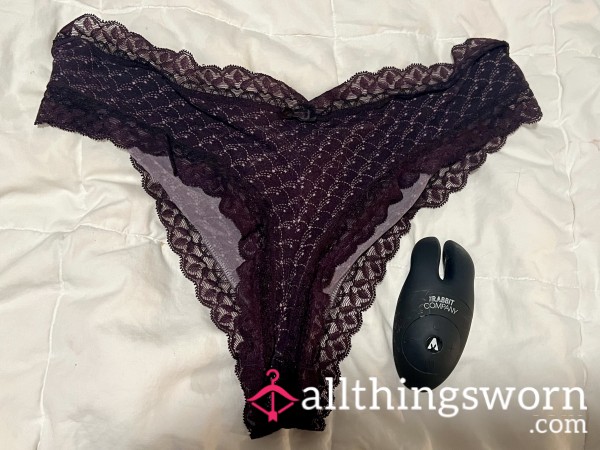 Teen Ultra Cream Purple Panties