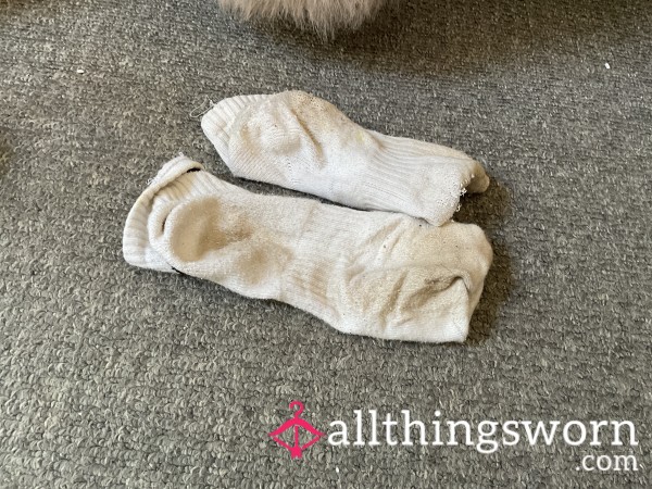 👣Teens Dirty Worn College Trainer Socks👩🏻‍🏫