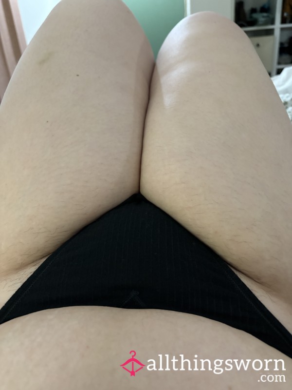 Teeny Tiny Black Gstring