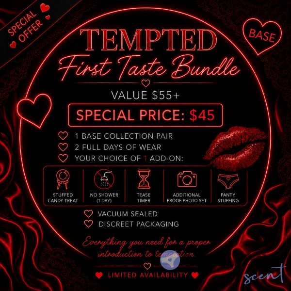 💕 TEMPTED First Taste Panty Bundle: Base Collection 💕