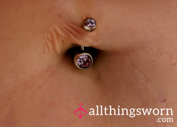 Tempting Little Tease - Worn Belly Bar