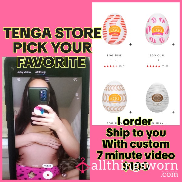 TENGA EGG-- EGGPERIENCE PICK YOUR FAVORITE FROM THE SITE🥚 C*mS With Custom Video 📹 Shipping Included