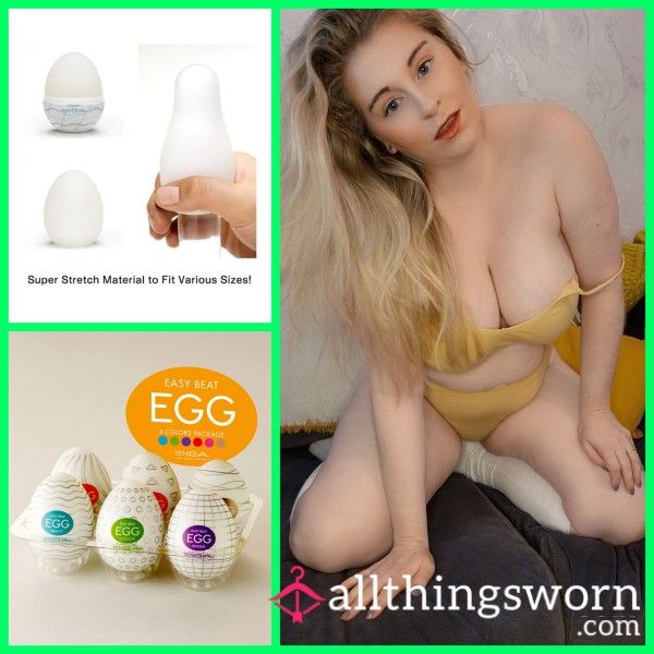 Tenga Egg With Making Video... Feel My Pu**y Juices All Over Your D*ck