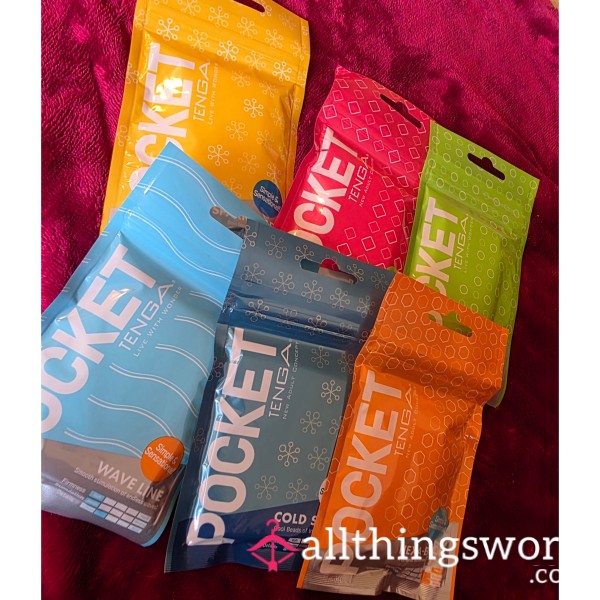 TENGA Pocket Sleeves 💜💙💛🧡💚