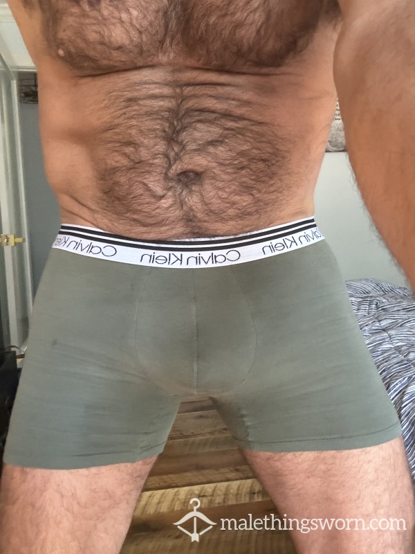 Calvin’s Faded Army Green Underwear