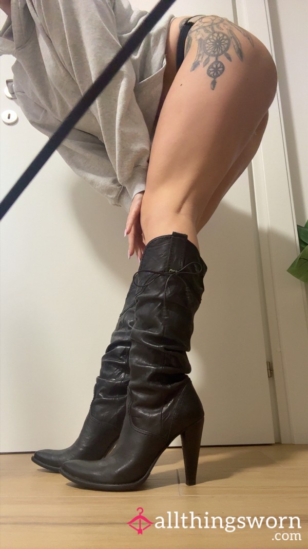 Texans Boots Used And Abused 😈 Extra Dirty Inside