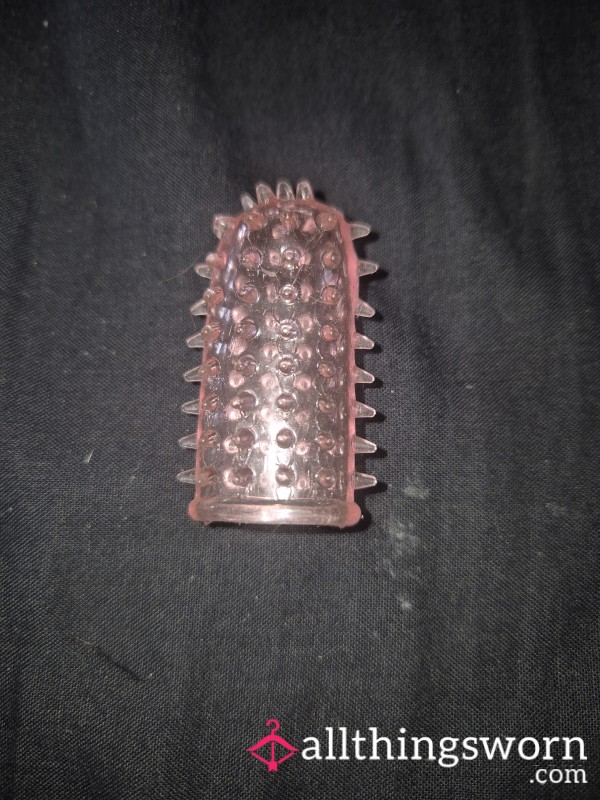🔮 Textured Tease Finger/Tip Sleeve – Naughty, Used & Ready 🔮