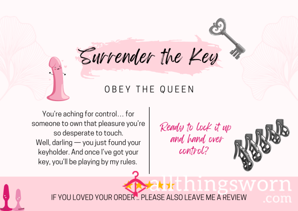 The Art Of Chastity – Exclusive Keyholding Experience