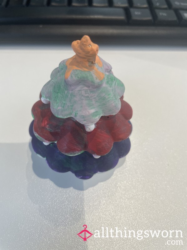 The Christmas Tree I Painted (made Of Plaster Material)