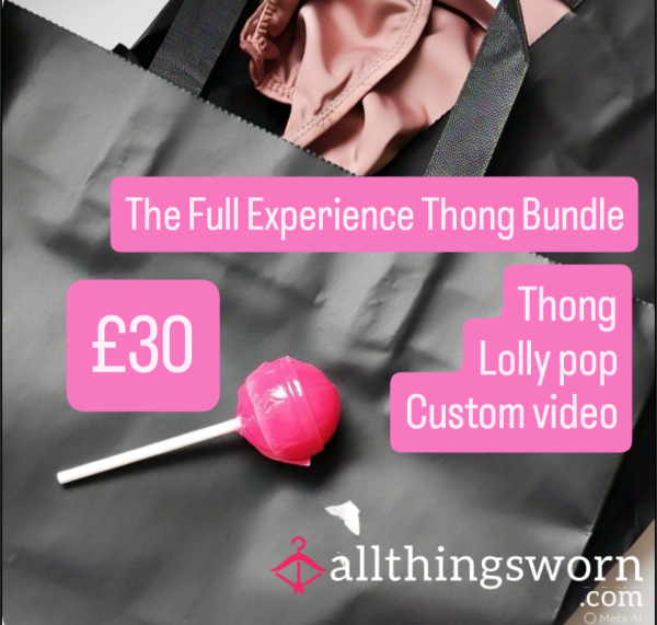 The Full Experience Thong Bundle