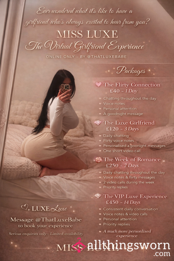 The Girlfriend Experience By Miss Luxe | ThatLuxeBabe